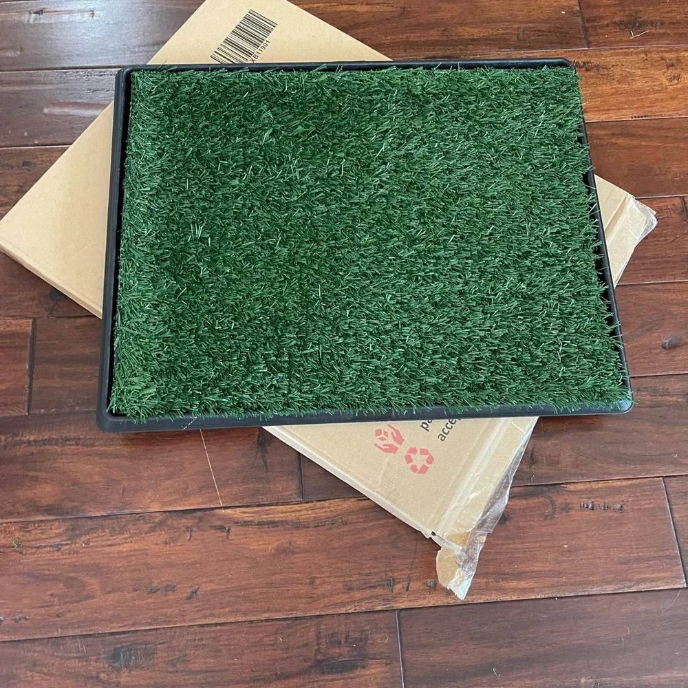 Dog Potty Grass Indoor/Outdoor Artificial Grass Patch 20width x 25” L reusable